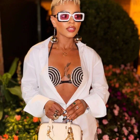 Simon Miller DISCO DROP EARRING IN SILVER - Picture 2 of 6